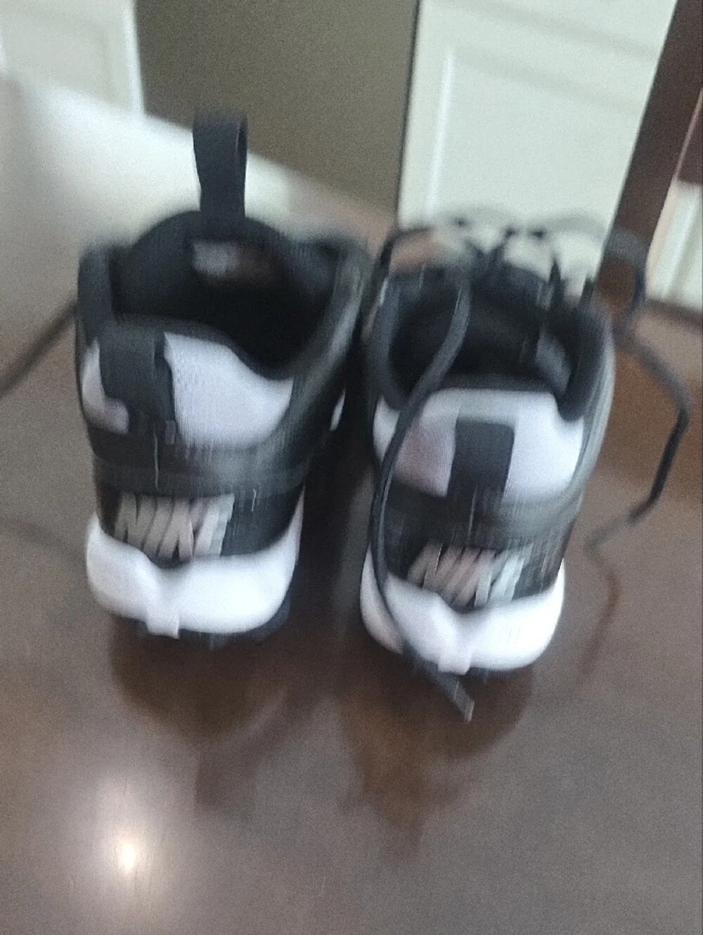 Nike Kids Black and White Lightweight Sneakers